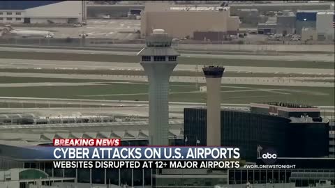 US airports hit by cyberattacks