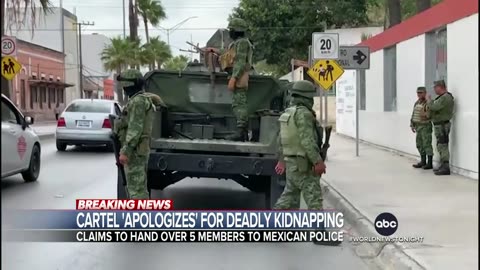 Mexican cartel takes responsibility for kidnapping amirecan