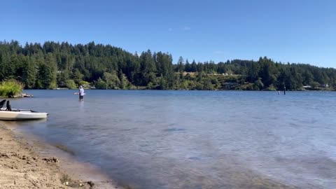 Devils lake Lincoln City Oregon Coast