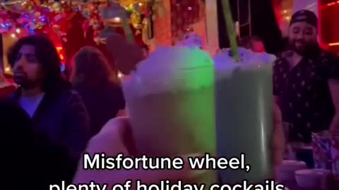 There is a "Naughty or Nice” Holiday Bar in LES
