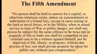 5TH AMENDMENT - EASY MEMORIZATION