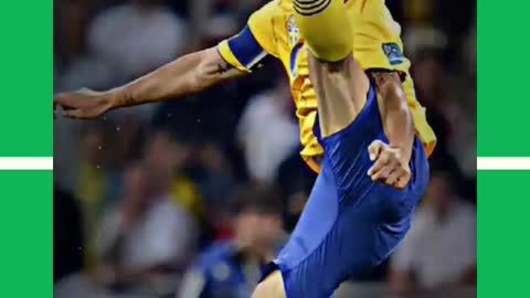 Amazing bicycle kick goal by Ibrahimovic #bicyclekickgoal