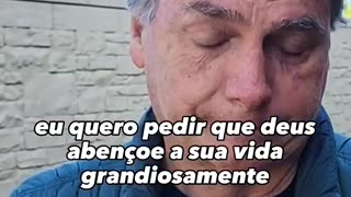 bolsonaro se emociona e chora muito vejam