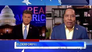 REAL AMERICA -- Dan Ball W/ Larry Elder, Elder Announces 2024 Presidential Campaign, 4/26/23