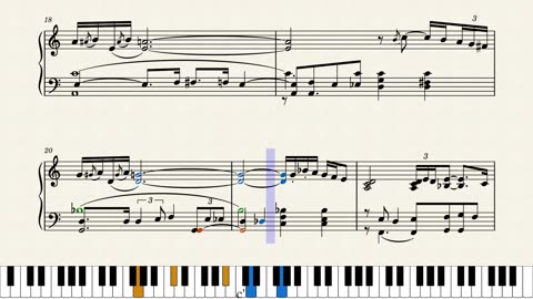 Bill Evans - Never Let Me Go Piano transcription sheet music