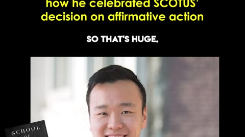 SCOTUS Put An End to Harvard's Asian Racism