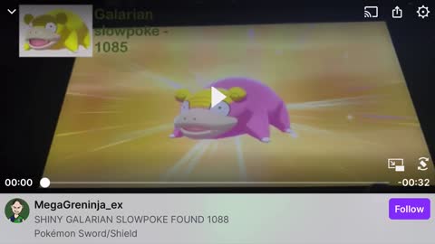 Shiny Galarian Slowpoke found!!!