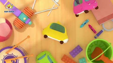 TOY BABY SHARK ! CAR COLOR SONGS + COMPILATION ! BABY SHARK ! DOO DOO DOO ! BABY SHARK !!!!!