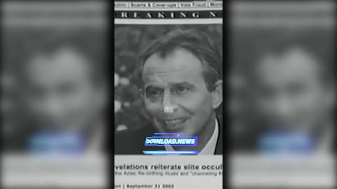 Alex Jones: Tony Blair is so Obsessed With The Occult He Channeled Lucifer - 9/21/2005