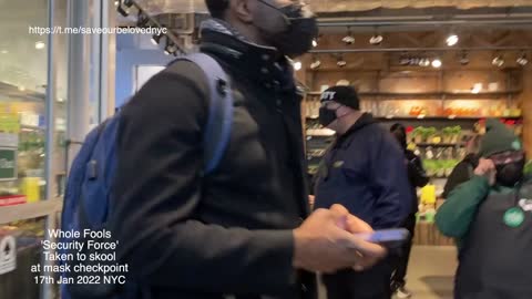 NEW YORKERS defy discrimination at Whole Foods on MKL day 17th Jan