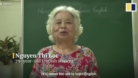 Vietnamese grandmas make for enthusiastic students, saying it’s ‘never too old to learn’