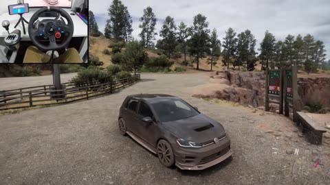 600HP Volkswagen Golf R _ Forza Horizon 5 _ Logitech g29 gameplay(720P_HD).mp4