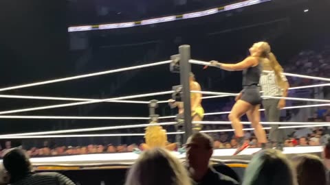 Liv Morgan (c) Aliyah vs Ronda Rousey Shayna Baszler