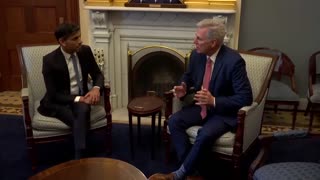 Rishi Sunak meets with House Speaker Kevin McCarthy - June 7, 2023