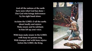 Psalm 98 v1-6 of 9 "O sing a new song to the LORD, for wonders he has done" St Magnus. Sing Psalms