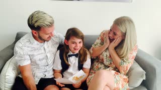Daughter Reacting to Pregnancy of Identical Twin Sisters