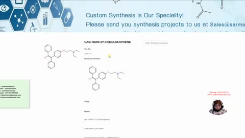 cas: 15690-57-0 Enclomiphene