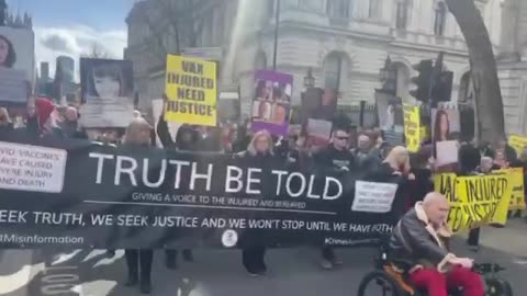 Well done to everyone in London who attended the truth be told protest exposing vaccine injuries.