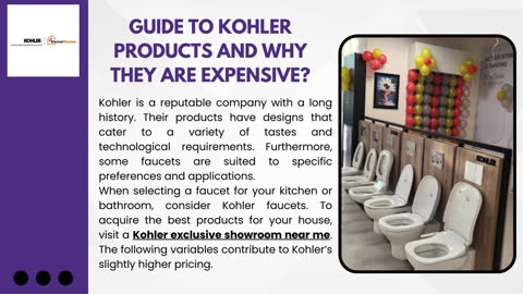 Guide to Kohler Products and Why They Are Expensive?