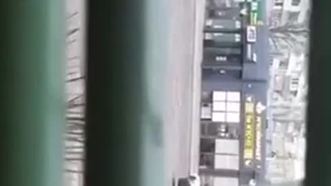 Footage showing the presence of the Russian army inside the city of Kherson in southern Ukraine,