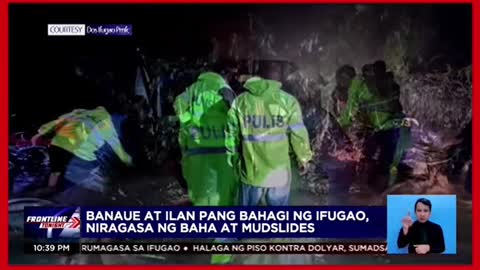 Banaue at ilan pang bahagi ng Ifugao, niragasa ng bahaat mudslides