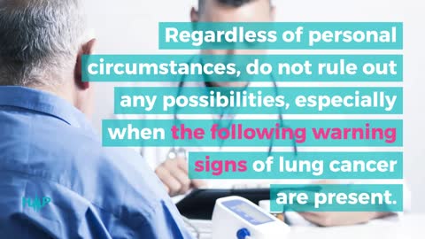 Serious Warning Signs And Symptoms Of Lung Cancer
