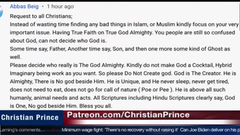 Christian prince What you will do in the heaven of Allah