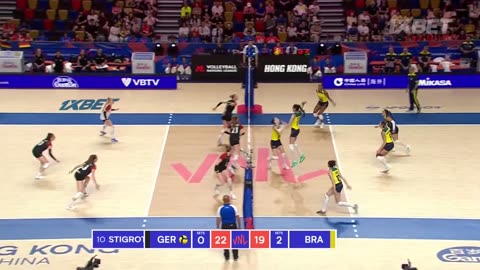 🇩🇪 GER vs. 🇧🇷 BRA - Highlights / Week 3 /Women's VNL 2024 /Volleyball!