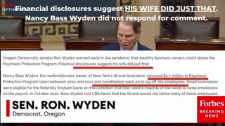Wealthy Tax Cheats Irony by Ron Wyden