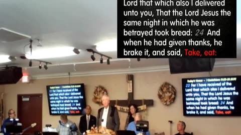 2023-11-19 HDBC Sunday -The Lord’s Supper - 1 Corinthians 11:23-26 - Pastor Mike Lemons