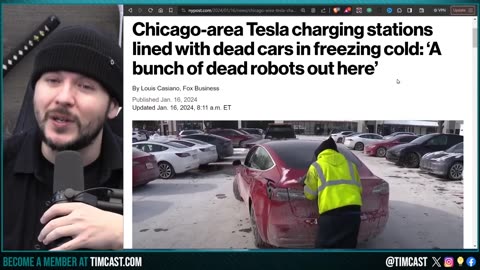 Tesla Car GRAVEYARDS In Chicago As Deep Freeze DRAINS Batteries, Climate Agenda Will KILL PEOPLE