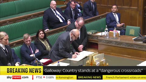 George Galloway's speech after being sworn in as Rochdale's MP.