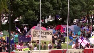 NZ protesters occupy parliament grounds for fourth day