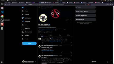 Overview técnico básico sobre o Twitter ᴾᵃʳᵒᵈʸ para colaboração com a manutenção