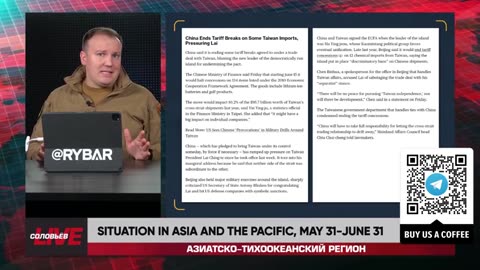 ►🚨▶◾️🇨🇳🇹🇼⚡️⚡ Rybar Review of Asia-Pacific on May 31-June 5 2024