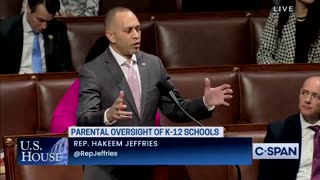 Jeffries "Extreme MAGA Republicans don't want the children of America to learn about the Holocaust."