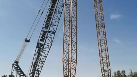 Heavy Weight Iron Fall On The Under Ground Huge Size Hole In Perfectly By Crane #shorts
