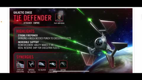 *NEW* Ship Inbound: Tie Defender | Executrix Booster | Galactic Chase Unlock | SWGOH