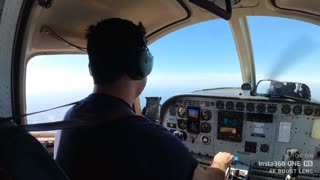 Jump plane pilot doing his thing