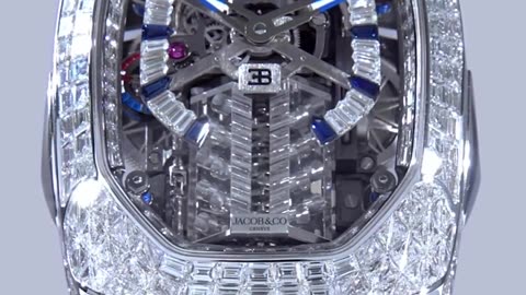 Million dollar bugatti chiron watch.