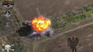 💥 Ukraine Russia War | Full Video: Destruction of Russian T-80 by Ukrainian FPV Kamikaze Drone | RCF