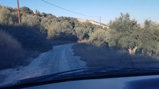 descent by car from the mountains Greece Carinthia