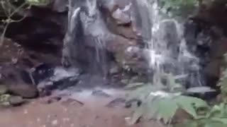 Trilha em cascatas