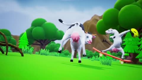 Cow dancing movement #video
