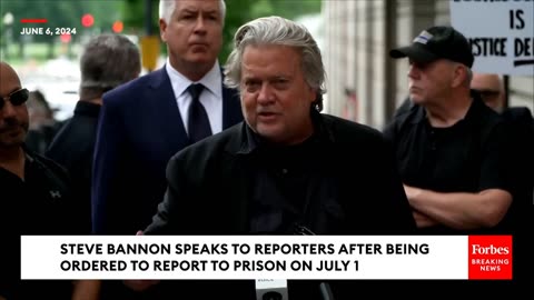 Steve Bannon defiant as he heads to prison for 4 months for defying Congressional subpoena