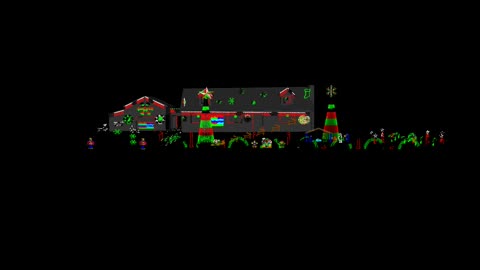 Scottland Lights Preview 2023 Disco Santa