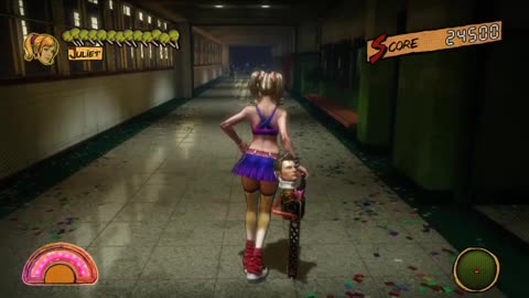 1 Hour of Juliet Starling Standing Around - James Gunn Video Game Lollipop Chainsaw