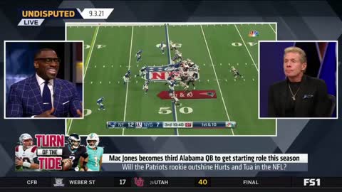 UNDISPUTED | Shannon reacts Mac Jones becomes 3rd Alabama QB to get starting role this season