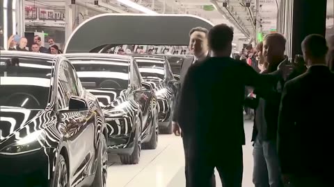 Elon Musk Drone Dance Behind The Scenes at Teslas Delivery Event
