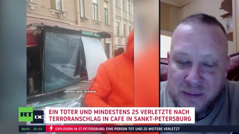 Thomas Röper zum tödlichen Anschlag in Sankt Petersburg: "Sehe Parallelen zum Dugina-Mord"